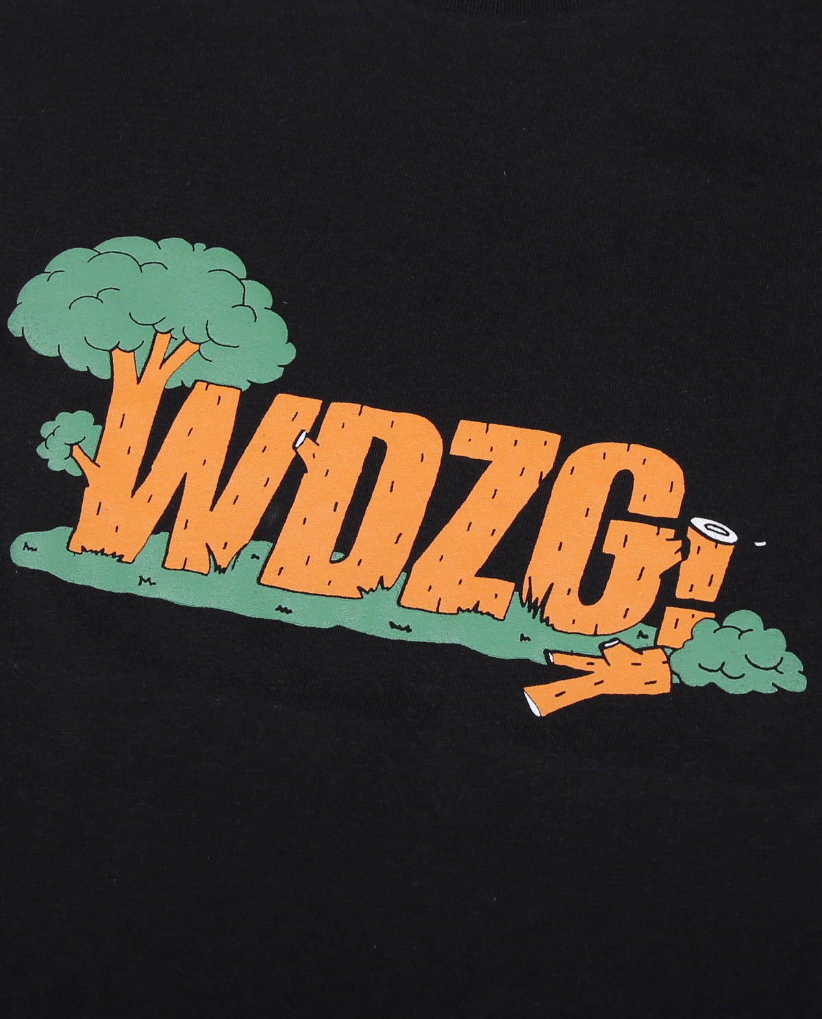 Wadezig! T-Shirt - Tree Simply Black