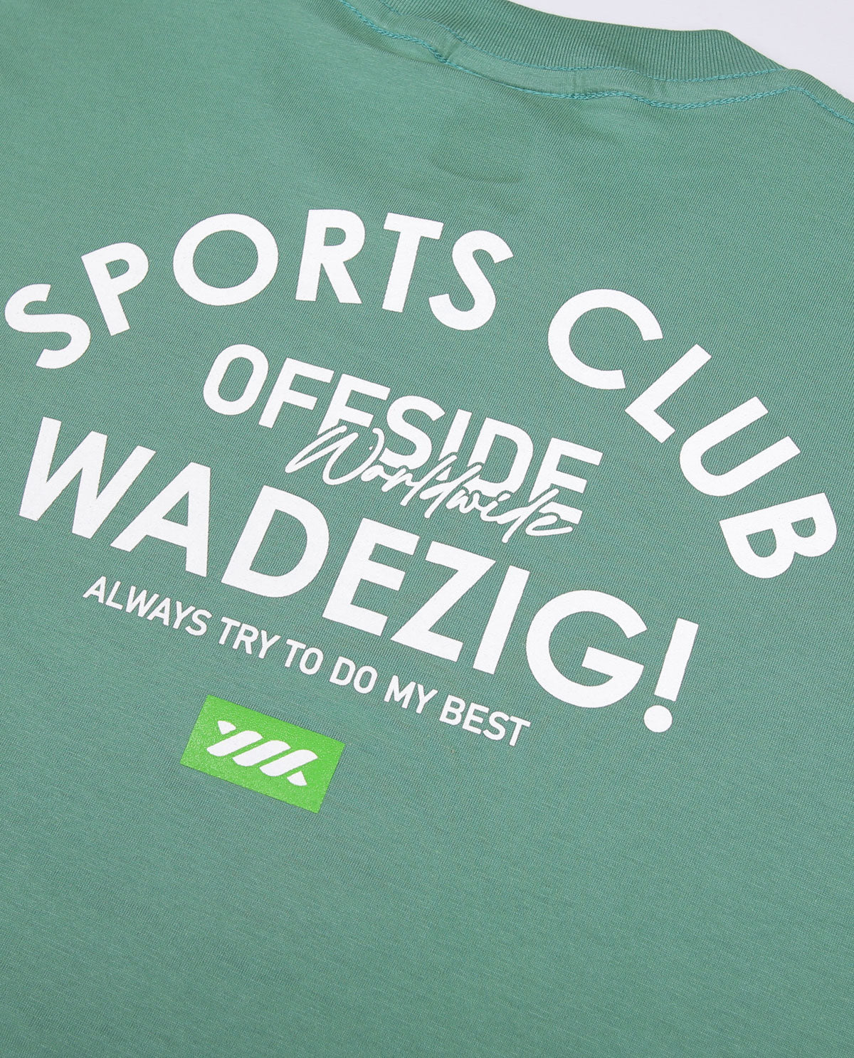 WADEZIG! T-SHIRT - SPORTY STONE GREEN