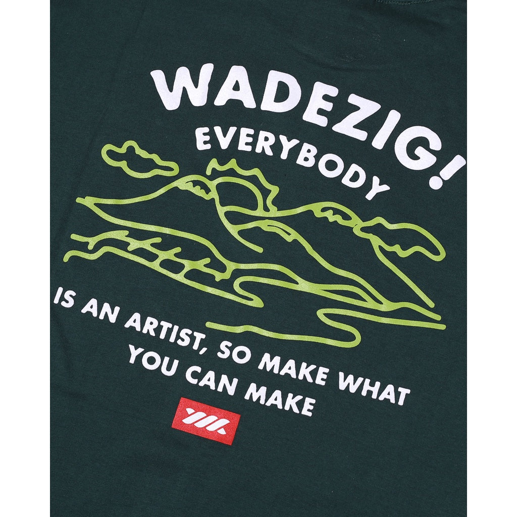 WADEZIG! T-SHIRT - WATERLAND GREEN TEES