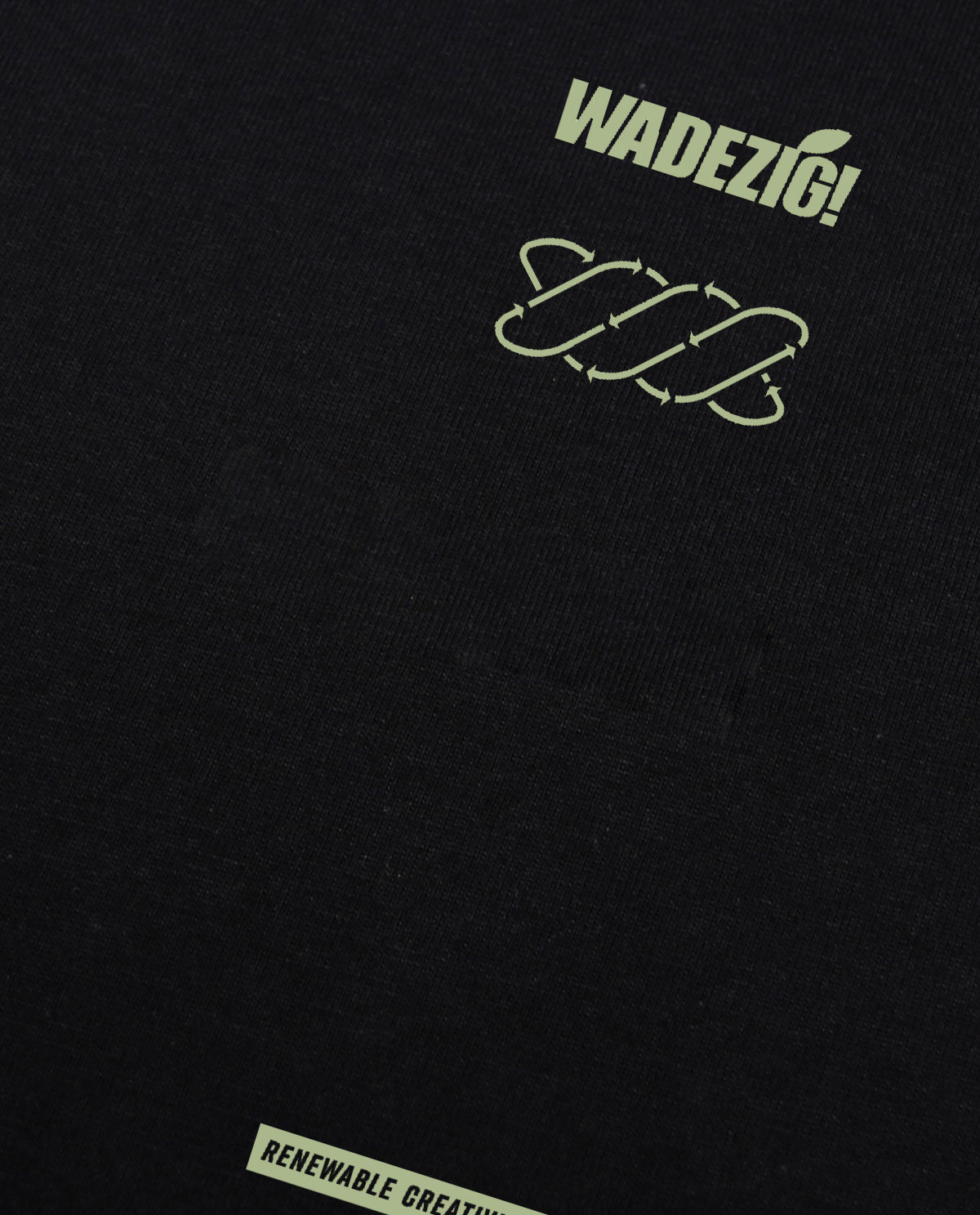 WADEZIG! T-SHIRT - RENEW BLACK