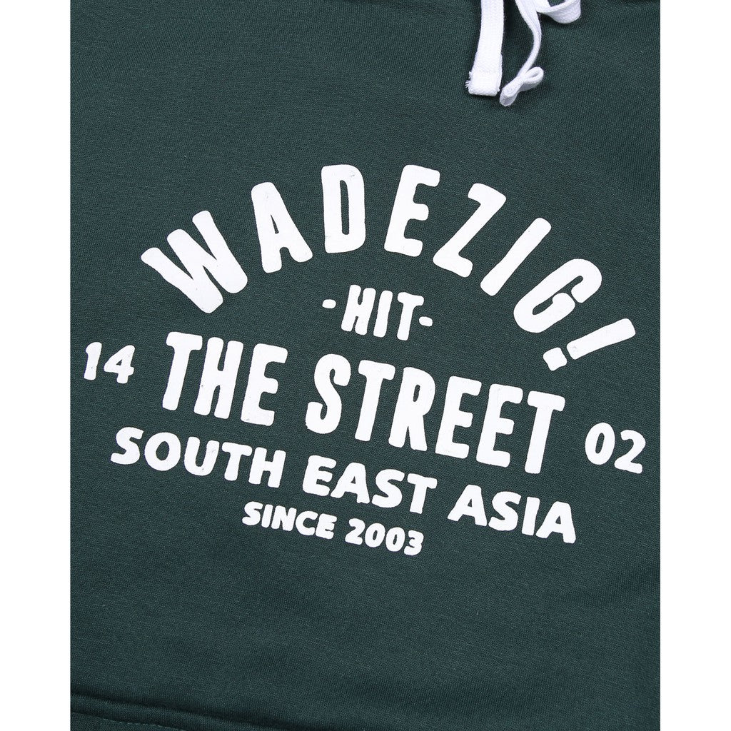 WADEZIG! SWEATER - THE STREETS PULLOVER HOODIE GREEN