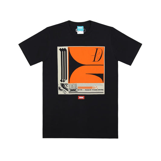 WADEZIG! T-SHIRT - SOUNDWAVE BLACK TEES