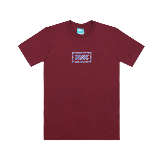 WADEZIG! T-SHIRT - STROKES MAROON