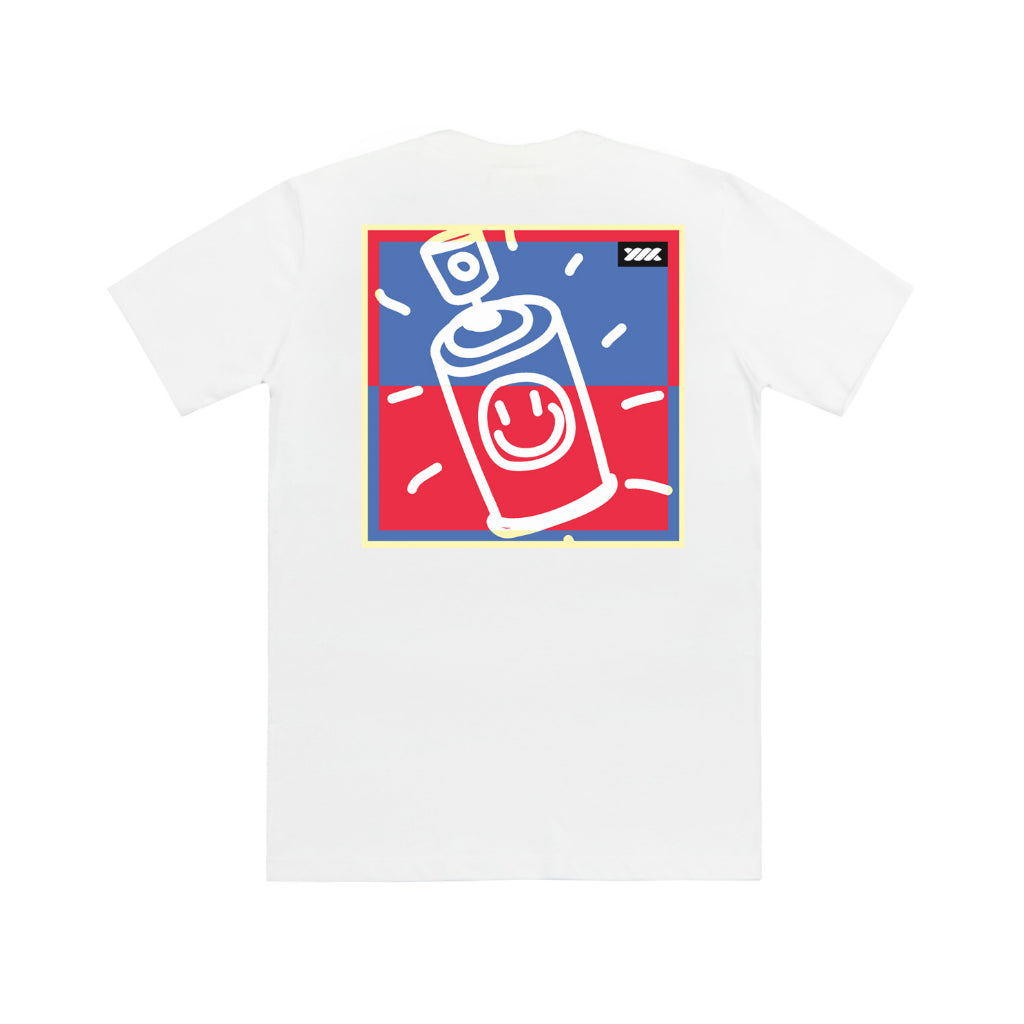 WADEZIG! T-SHIRT - SPRAYER WHITE