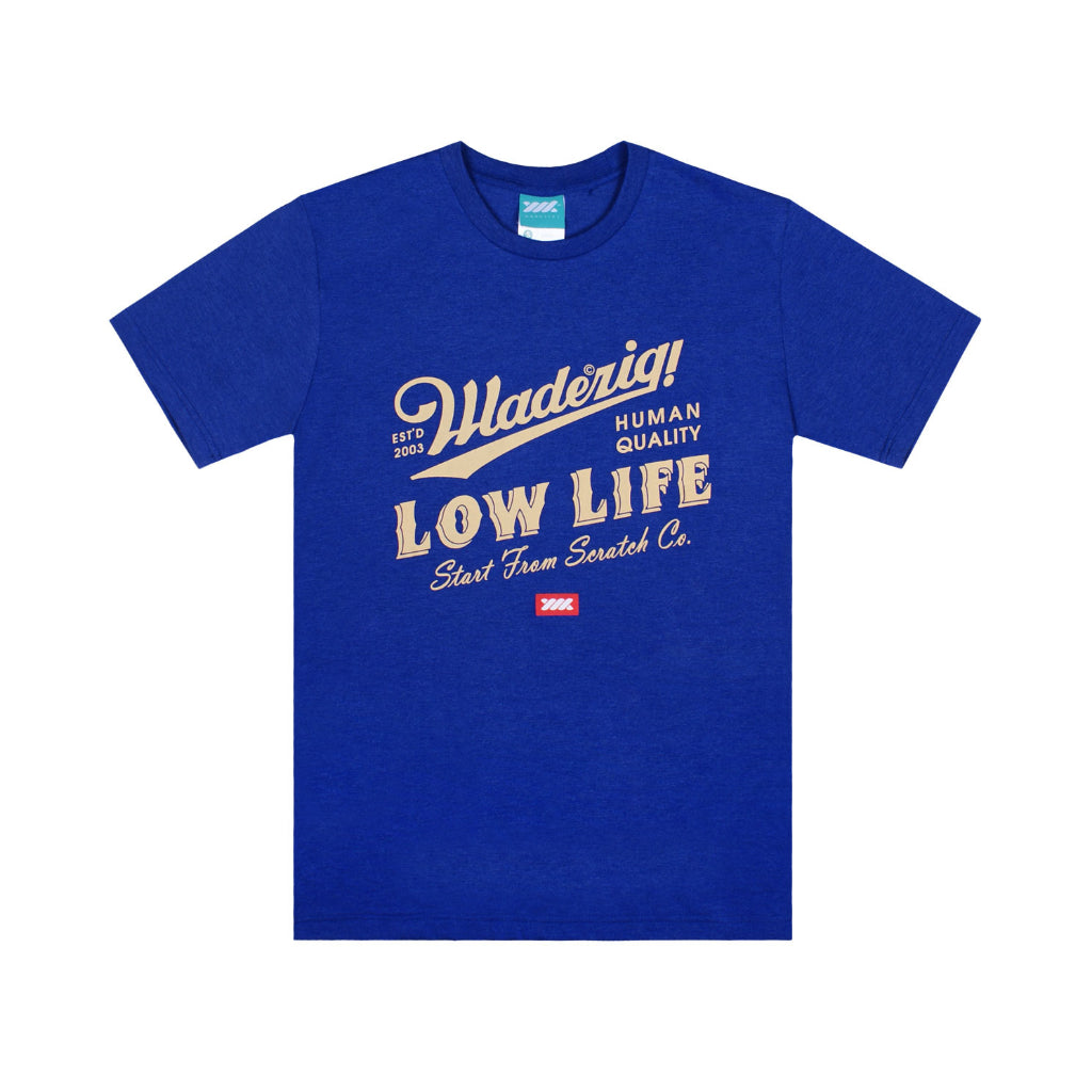 WADEZIG! T-SHIRT - LOW LIFE BLUE