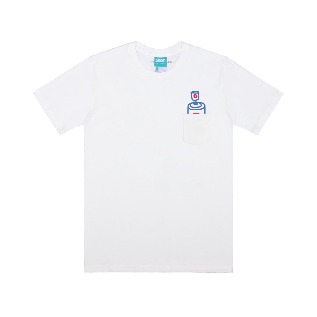 WADEZIG! T-SHIRT - SPRAYER WHITE