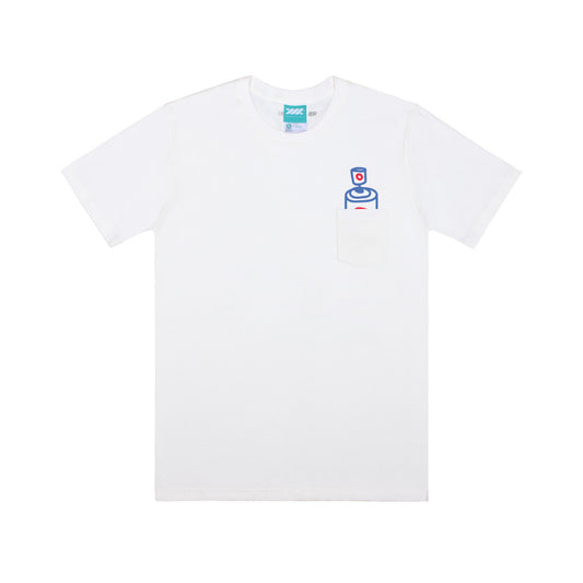WADEZIG! T-SHIRT - SPRAYER WHITE