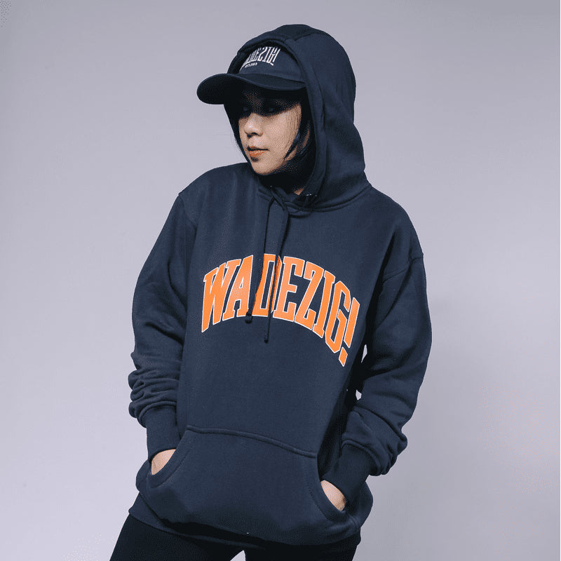 WADEZIG! SWEATER - YOUTH HOODIE NAVY