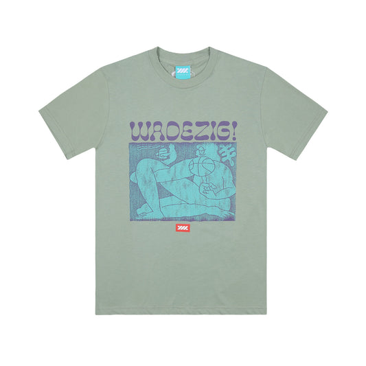 WADEZIG! T-SHIRT - ORGANIC ARMY GREEN