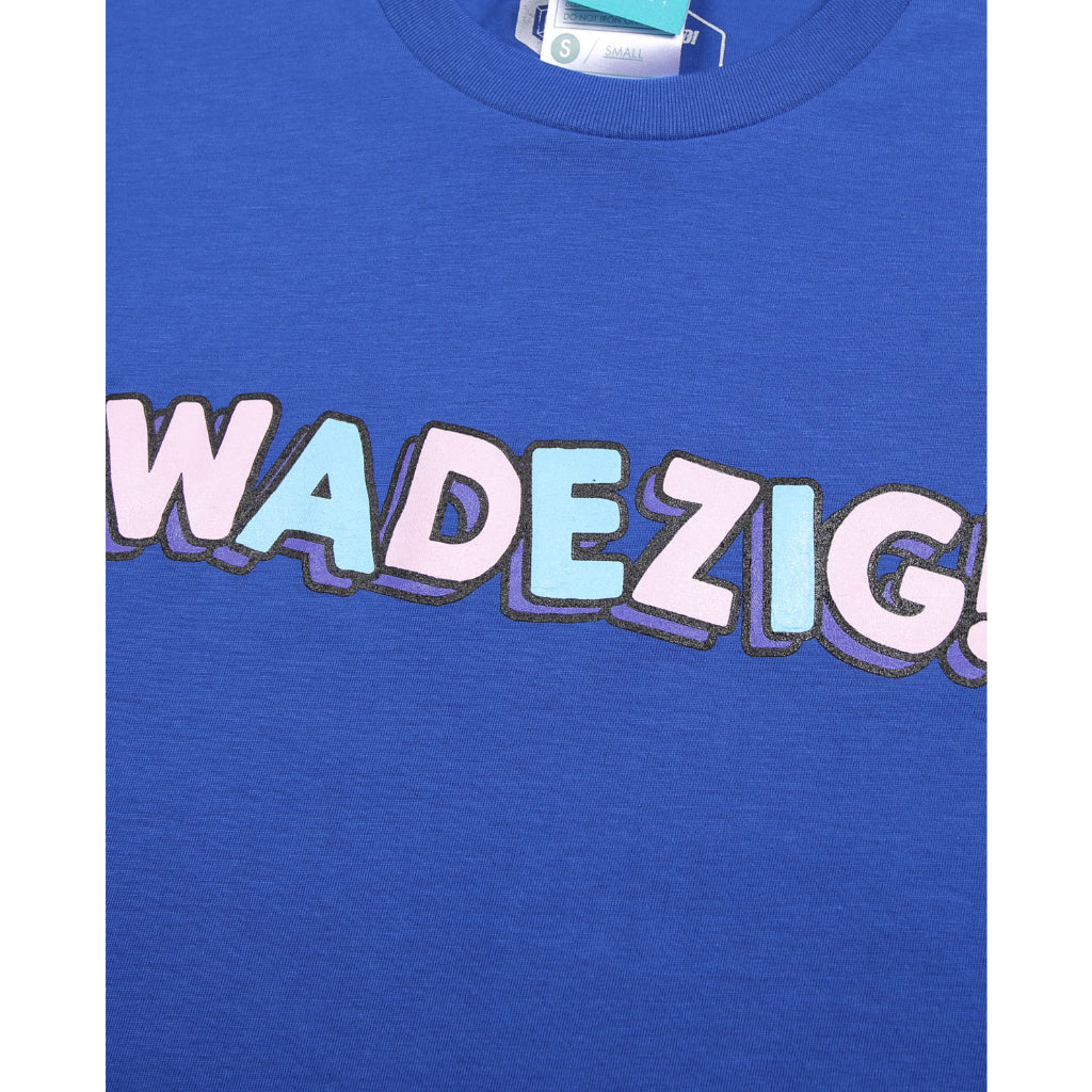 WADEZIG! T-SHIRT - HAPPY BLUE