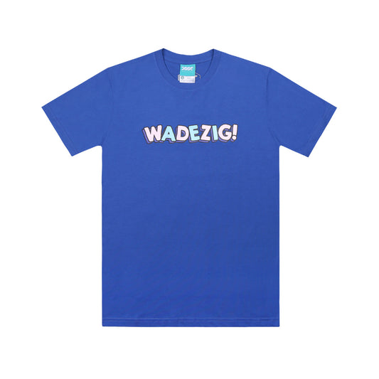 WADEZIG! T-SHIRT - HAPPY BLUE