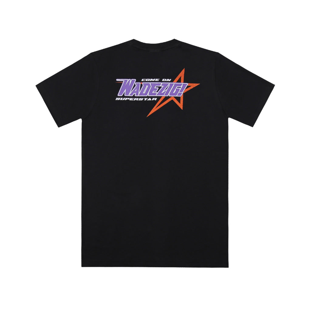 WADEZIG! T-SHIRT - STAR BLACK