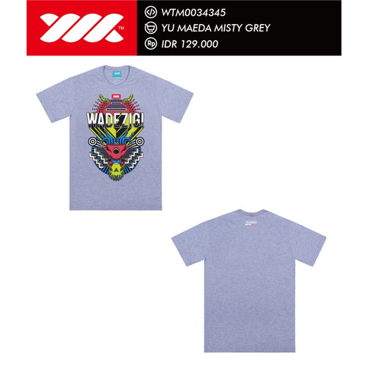 WADEZIG! T-SHIRT - YU MAEDA MISTY GREY