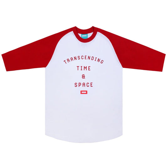 WADEZIG! T-SHIRT - TRANSCEND RAGLAN WHITE