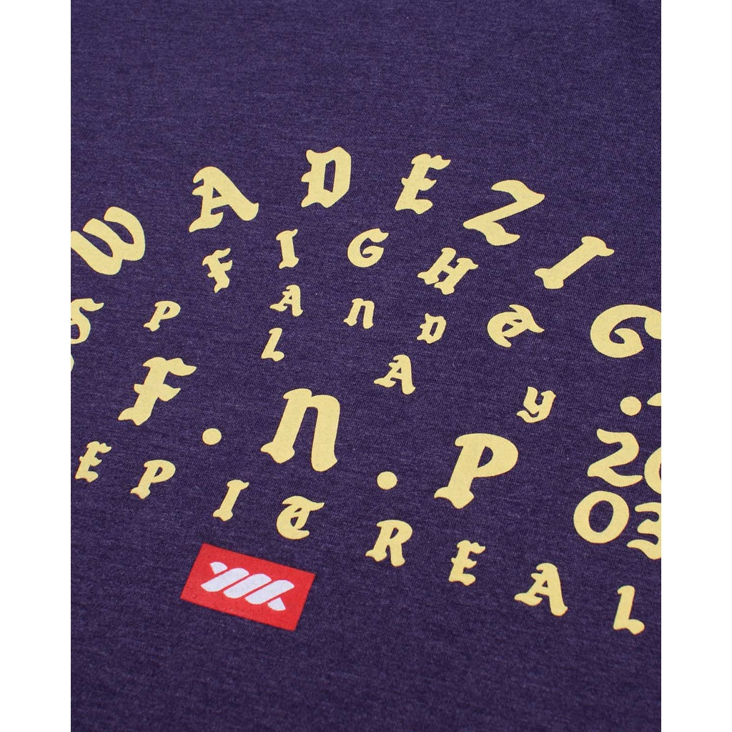 WADEZIG! T-SHIRT - KEEP IT REAL PURPLE