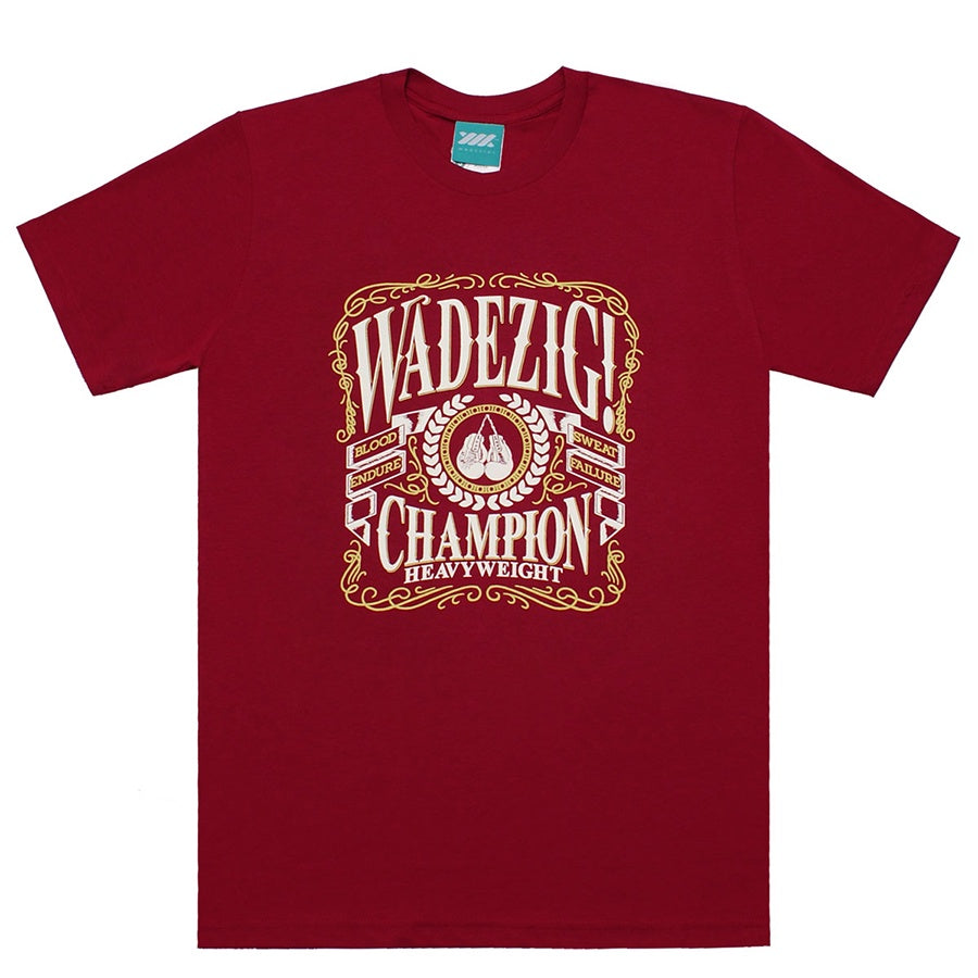 WADEZIG! T-SHIRT - BRANDY MAROON