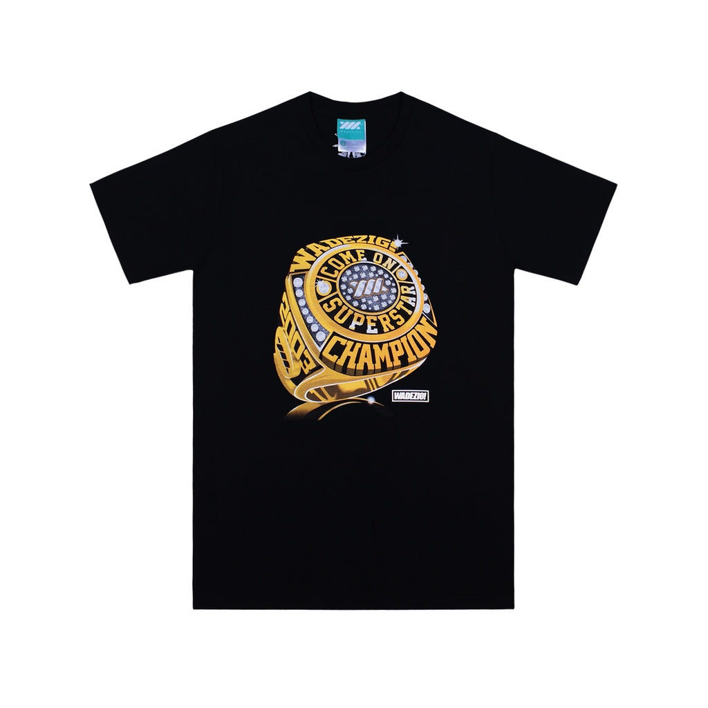 WADEZIG! T-SHIRT - RINGS TEE BLACK