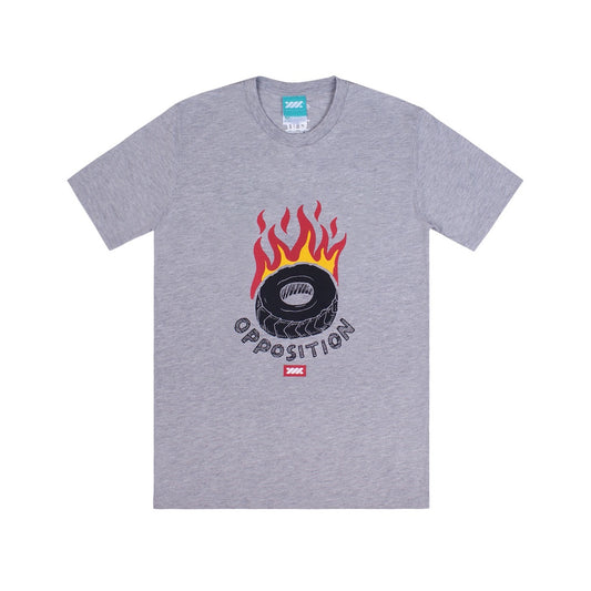 WADEZIG! T-SHIRT - OPPOSITION TEE MISTY