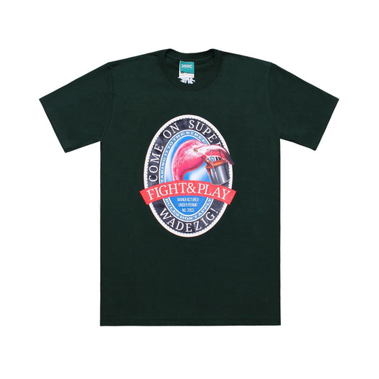 WADEZIG! T-SHIRT - NO RULES TEE GREEN