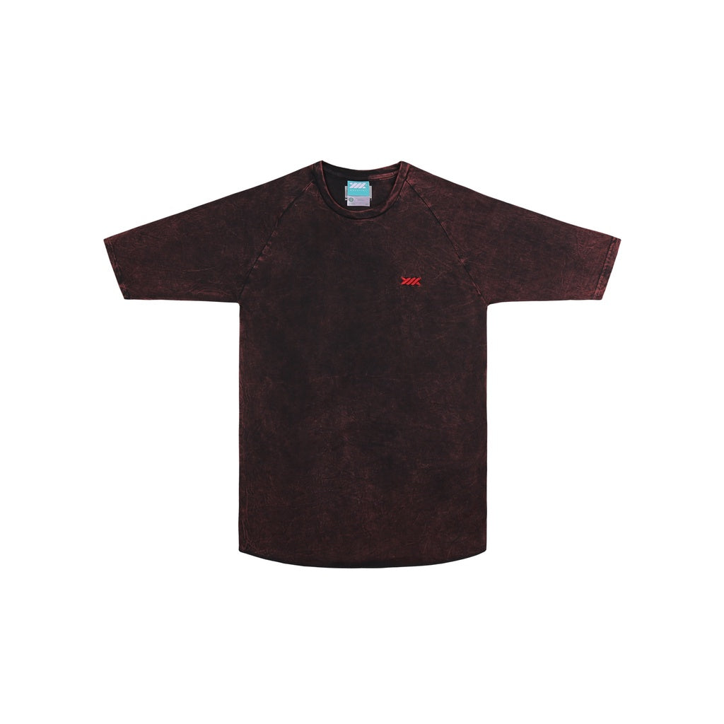 WADEZIG! TSHIRT - TWISTY WASH MAROON