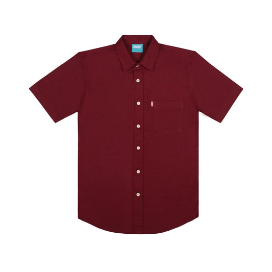 WADEZIG! SHIRT - JULIAN WINE RED SHIRT