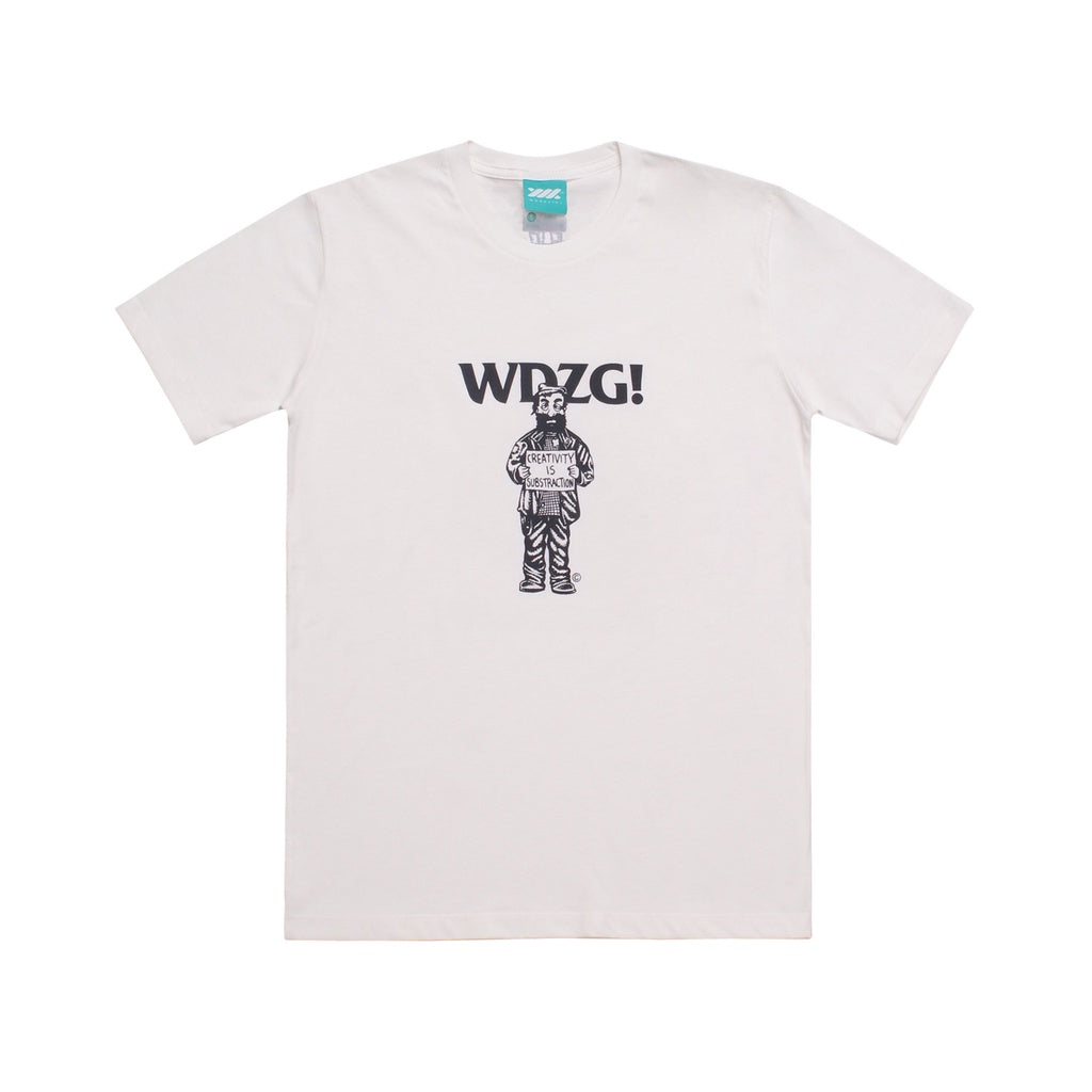 WADEZIG! T-SHIRT - POOR GUY WHITE