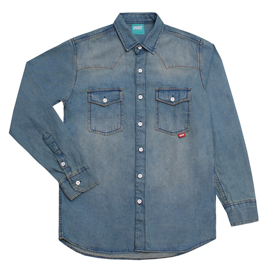 WADEZIG! SHIRT - VOLTURE BLUE SHIRT