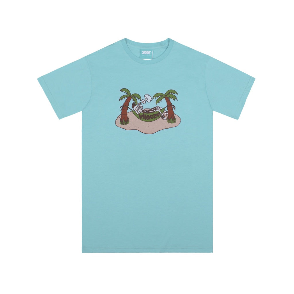 WADEZIG! T-SHIRT - CHILLIN TEE LITE BLUE