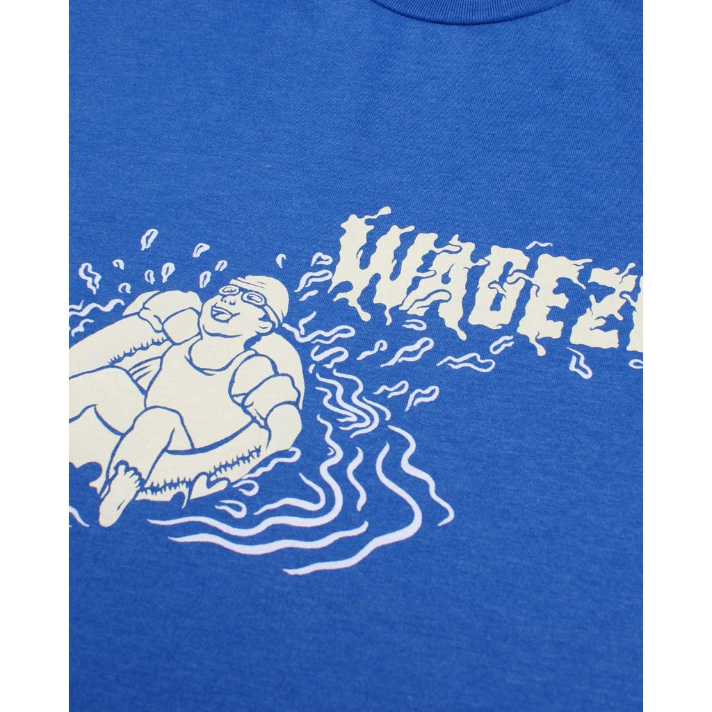 WADEZIG! T-SHIRT - SPLASH TEE BLUE TWOTONE