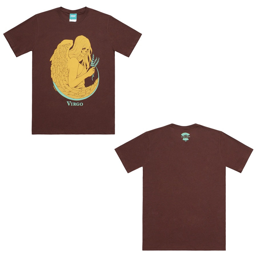 WADEZIG! T-SHIRT - VIRGO BROWN