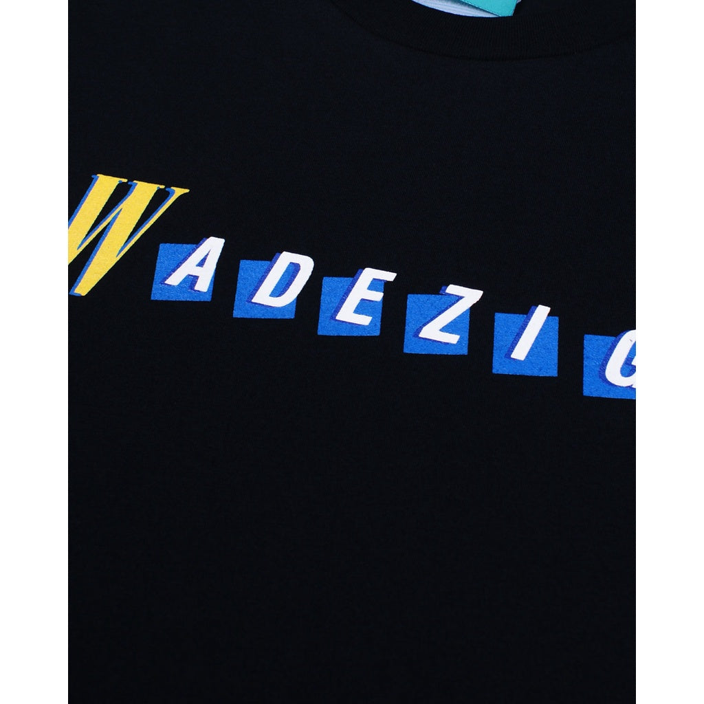 WADEZIG! T-SHIRT - TURN BACK TIME BLACK