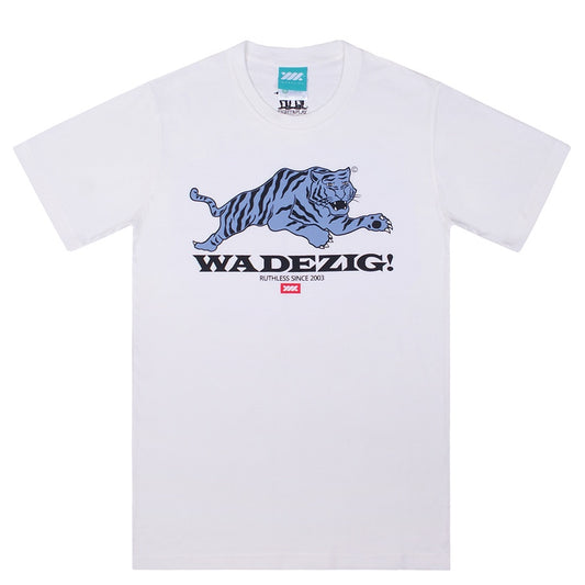 WADEZIG! T-SHIRT - RUTHLESS TEE WHITE