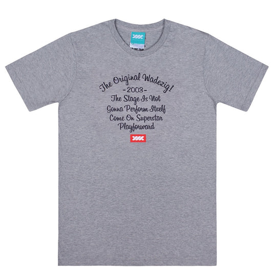 WADEZIG! T-SHIRT - ICONO MISTY MISTYGREY
