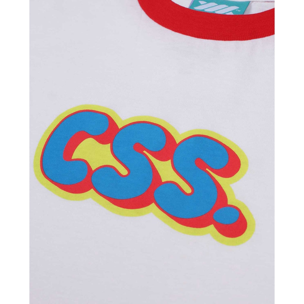 WADEZIG! T-SHIRT - CSS RAGLAN WHITE