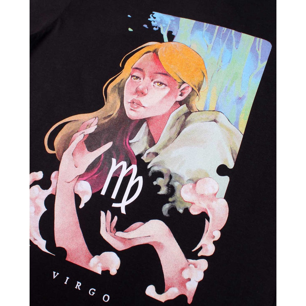 WADEZIG! T-SHIRT  - VIRGO BLACK