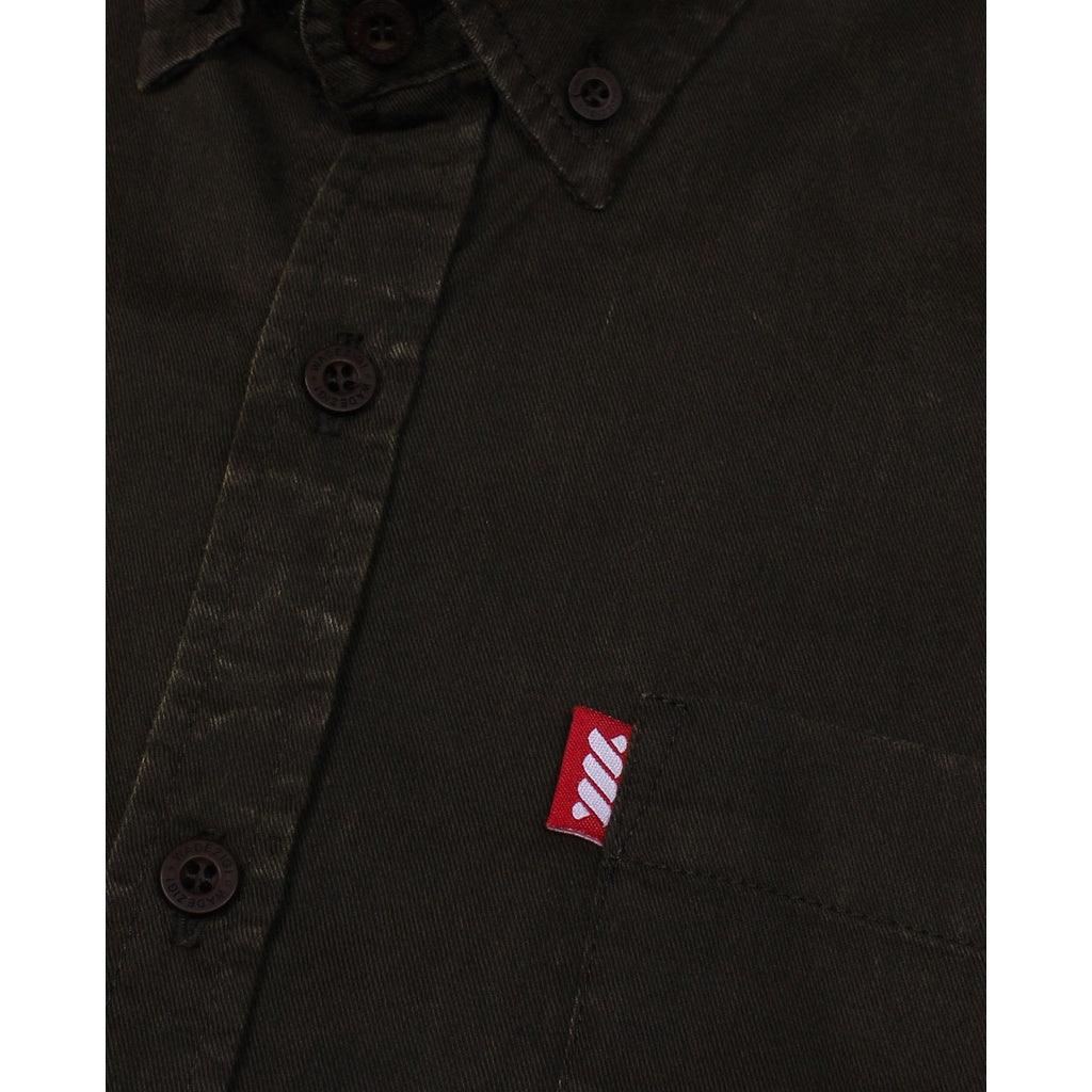 WADEZIG! SHIRT - TOP BROWN SHIRT