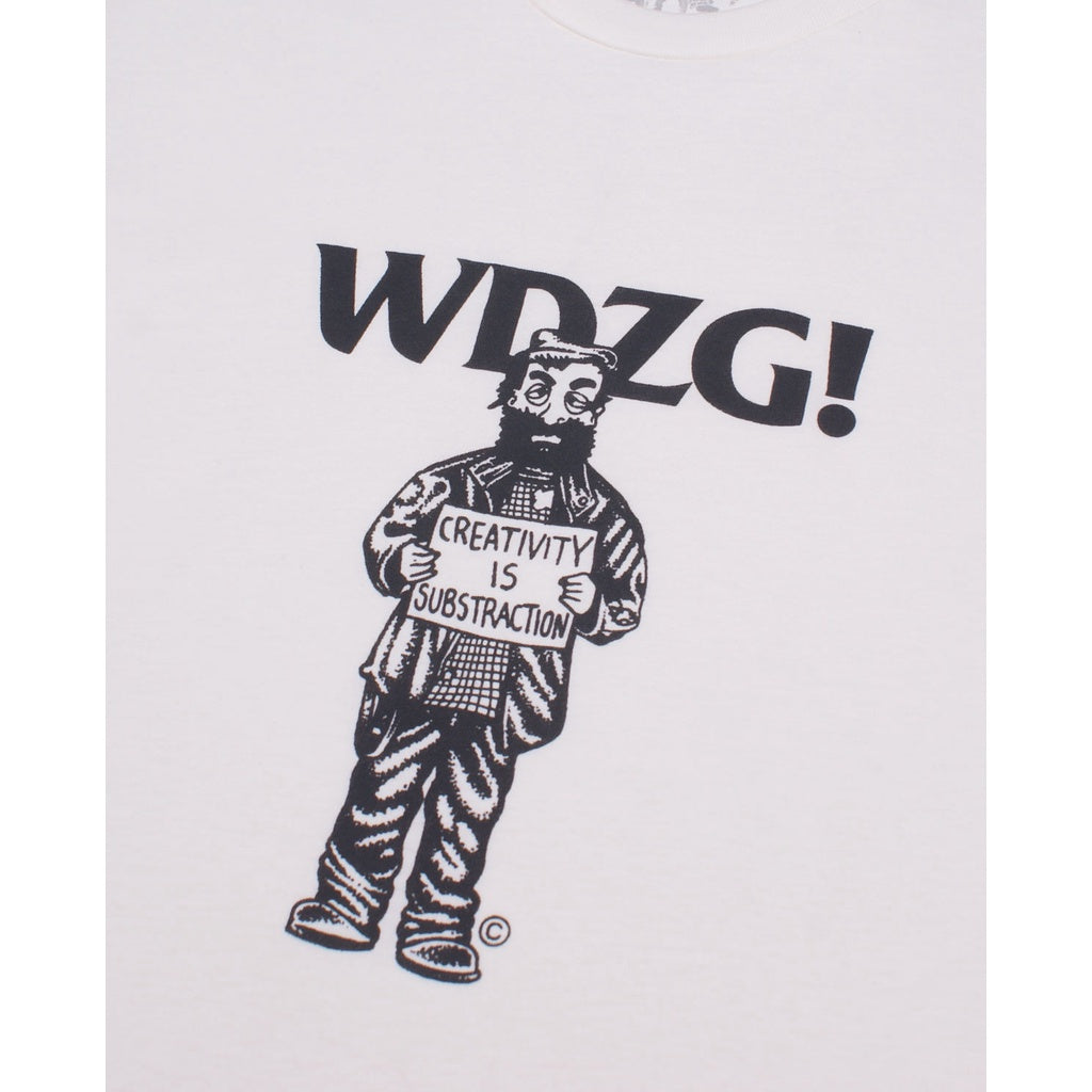 WADEZIG! T-SHIRT - POOR GUY WHITE