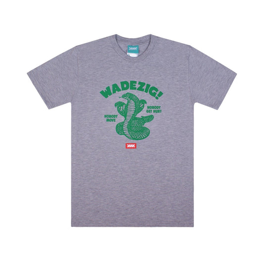 WADEZIG! T-SHIRT - NO BODY TEE MISTY GREY