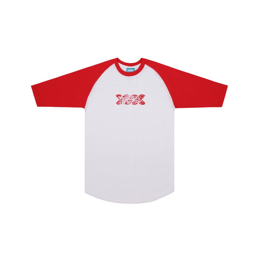 WADEZIG! T-SHIRT - TAGGER RAGLAN RED