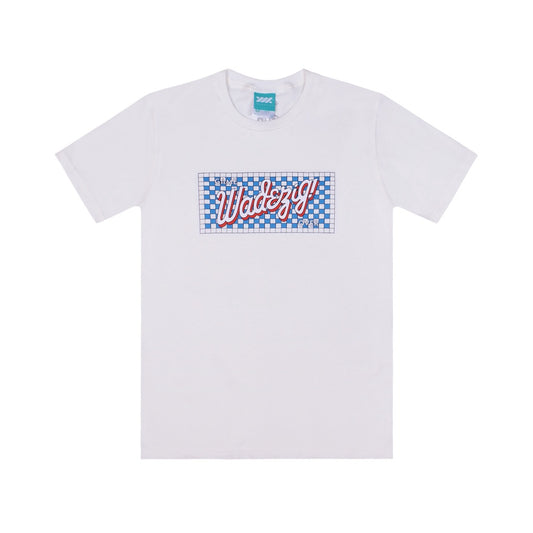 WADEZIG! T-SHIRT - GAME OVER TEE WHITE