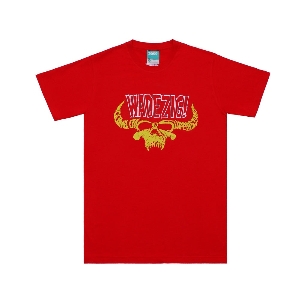 WADEZIG! T-SHIRT - LONGHORN TEE RED