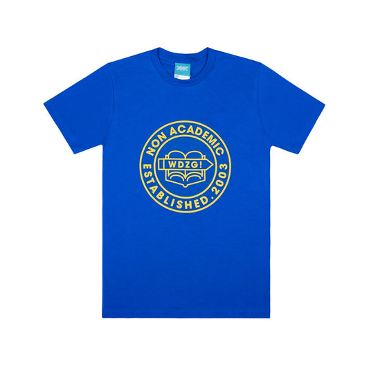 WADEZIG! T-SHIRT - NON ACADEMIC BLUE