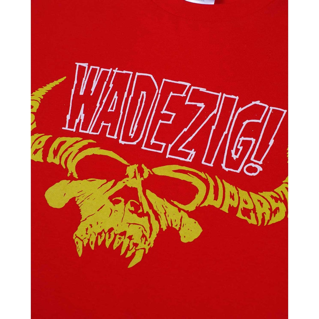 WADEZIG! T-SHIRT - LONGHORN TEE RED